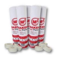 M Maker Tape เอ็ม เมกเกอร์ เทปผ้า ขนาด 2 นิ้ว X 10 หลา ป้องกันการบาดเจ็บ สีขาว จำนวน 1 กระบอก บรรจุ 6 ม้วน (6x21032)