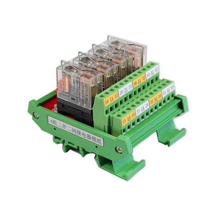 JR-4L24 Channel DPDT G2R-2 Relay Module (PLC Output Amplified Board ...