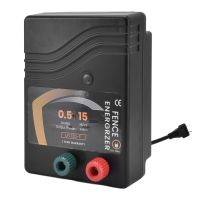 Electric Fence Energizer 15 Mile Fence Charger Energy 0.5J Portable for Farm Zoning US 110V