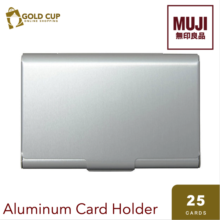 MUJI Aluminum Card Holder 25 Card Capacity Lazada PH