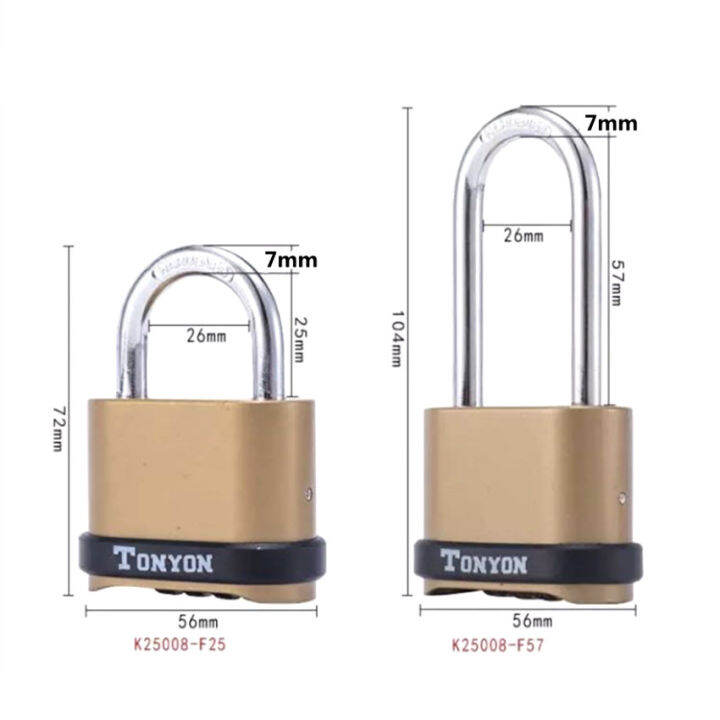 tonyon-กุญแจบ้าน-กุญแจล็อค-กุญแจแบบตั้งรหัสผ่าน-4-หลัก