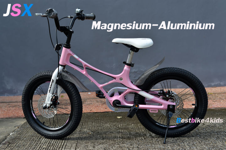 จักรยานเด็ก-jsx-14นิ้ว-16นิ้ว-18นิ้ว-จักรยานทรงตัวเด็กเฟรมแมกนีเซียมอลูมิเนียม-ลื่นมากดุมตลับแบริ่ง-ดิสเบรคหน้าหลัง-เบา-ทนทาน-ไร้สนิม