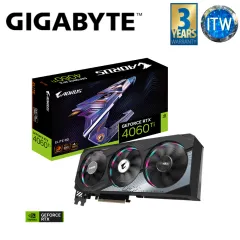 GIGABYTE NVIDIA GeForce RTX 4060 Ti AERO OC Graphics Card - 16GB GDDR6,  128-bit, PCI-E 4.0, 2595MHz Core Clock, 2X DP 1.4, 2X HDMI 2.1a, NVIDIA  DLSS 3