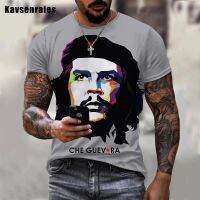 【Mens clothing】2022 HighChe Guevara พิมพ์3DMen WomenFashionT ShirtStreetwear เสื้อขนาดใหญ่