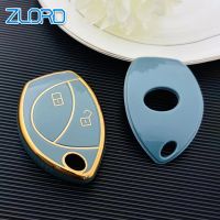 gthrrftdb For Toyota Malaysia Truguard VG Alarm Cobra for Renault Logan 2/3 Button TPU Car Key Cover Shell Fob Holder Keychain Accessories