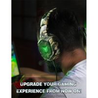 K8วิ่ง2023Hot Headphone Gaming LED สำหรับ PS5 PS4 Xbox หนึ่งหูฟังสำหรับคอมพิวเตอร์พร้อมชุดหูฟังพร้อมไมโครโฟนตัดเสียงรบกวนรอบทิศทางครอบหู