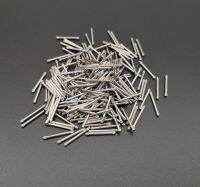 100pcs 1.0mm-2.0mm Thick Stainless Steel Double Knurled Pins Replacement for Rx Bracelet