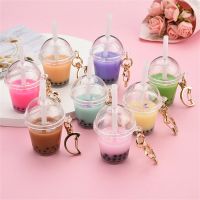 【VV】 Kawaii Keychains Bottle Pendant With Keyrings Car Purse Decoration Gifts