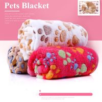 【CW】㍿♤  Warm Blanket Print towl Dog Fleece Soft for Hamster Hedgehog Pig