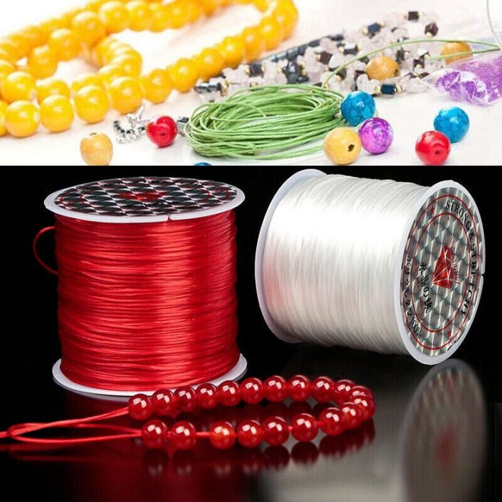 60m/roll Elastic Beading Thread Jewelry DIY Beading Cord Wristband