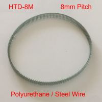 HTD 8M 776 880 97 110 Tooth 15mm 20mm 25mm 30mm Width 8mm Pitch PU Polyurethane Steel Wire Cogged Synchronous Timing Belt Belts