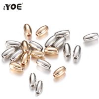 iYOE 100/200/300pcs 3X6mm Rice Shape CCB Beads For Bracelet Jewelry Findings Plastic Loose Spacer Beads DIY Craft Supplies