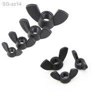 5/10/25PCS Wing Nuts Butterfly Nut To Fit Bolts Screws Black nylon M3 M4 M5 M6 M8 M10 M12