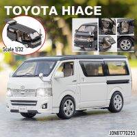 โมเดลรถเหล็ก Toyota Hiace Van XLG 1/32 ล้อยาง เปิด-ปิดประตูได้ มีไฟหน้า-ไฟท้าย มีลานสามารถวิ่งได้ รายละเอียดครบ