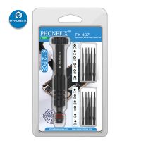 ชุดไขควง Phonefix 12-In-1สำหรับซ่อมโทรศัพท์ไขควง Phillips Torx Pentalobe เปิดซ่อมแซมหน้าจอไอโฟน