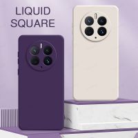 {Taoyitao case} Original Square Liquid Phone Case for Huawei Mate 40 50 Pro 40E 50E 360 Protective Shockproof Mate40 RS 50Pro E Soft Covers