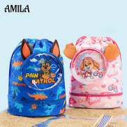 AMILA Children s waterproof swimming bag wet and dry separation backpack