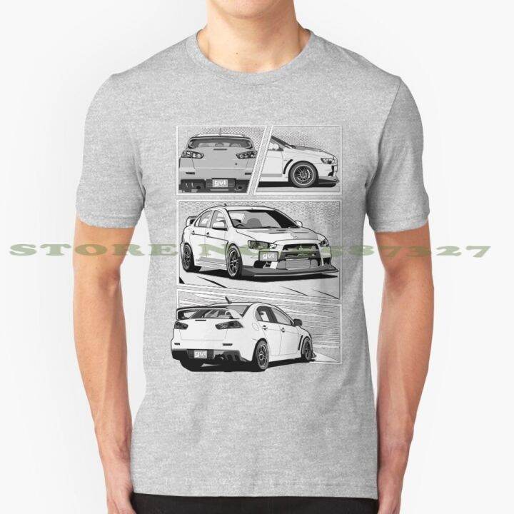 Evo X 4 Pic Black White Tshirt For Men Evo Evolution Evo X Evo 10 Evo 8 ...