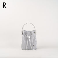 REPLEAT - Bucket bag Mini Silver กระเป๋าสะพาย กระเป๋าทรงถังผ้าอัดจีบ กระเป๋าผู้หญิง