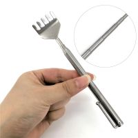 Practical Telescopic Pocket Scratching Massage Kit Stainless Steel Scratcher Handy Pen Clip Back Scratcher Relax