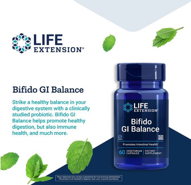 อาหารเสริมเพื่อสุขภาพของลำไส้-โปรไบโอติก-bifido-gi-balance-60-vegetarian-capsules-life-extension