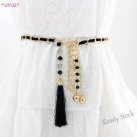 【hot sale】 ✵ B55 UVIG Pearl Geometric Waist Chain for Women Body Beads Chain Vintage Sweet Fashion new