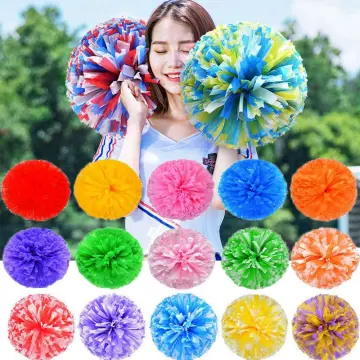 Cheerleader POM POM Cheering Pompoms Dancing Party Hand Flower