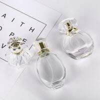 50ml Clear Glass Spray Bottle Refillable Glass Perfume Bottle Atomizer Empty Cosmetic Packaging Bottle Vials Wholesale Travel Size Bottles Containers