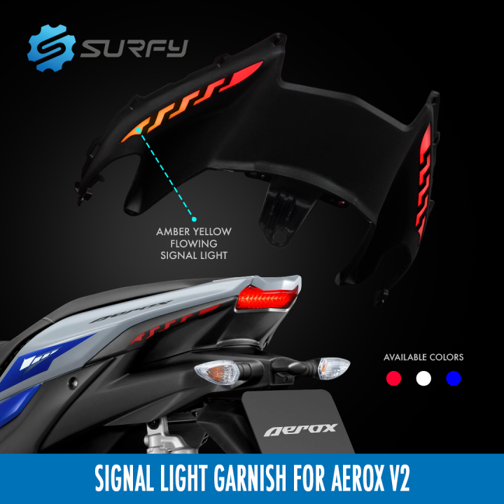 Aerox V2 Rear Tail Light And Signal Light Garnish LED Running Light