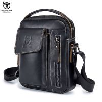 Fashion Mens Messenger Bags Business Handbag Man Leather Shoulder 6.5