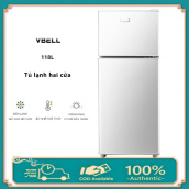 Tủ lạnh VBELL 118L hai lớp, Hiệu làm lạnh nhanh ngăn đá và ngăn lạnh