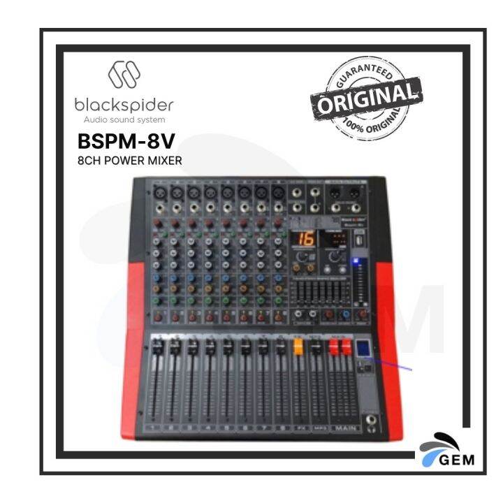BLACK SPIDER POWER MIXER (BSPM8V) Lazada
