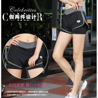 Women sports shorts anti-light fitness running yoga short pants lady clothes