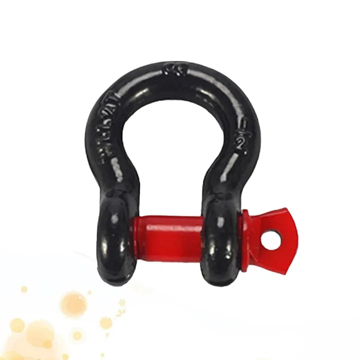 U Type Shackles Towing Chain Hook Heavy Duty 2T Steel Trailer Ring