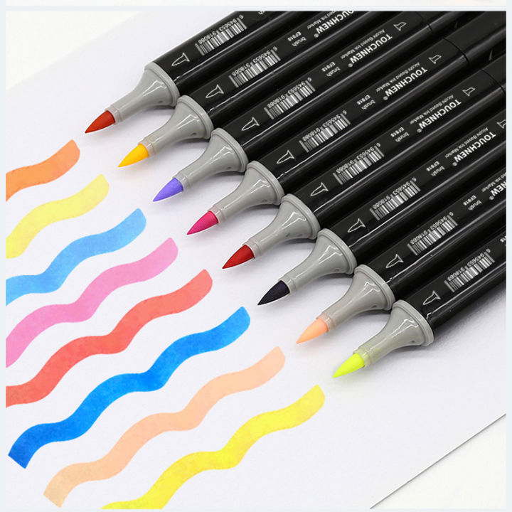 touchnew-sketching-markers-แปรงนุ่มชุดปากกา-marker-แปรง-marker-แอลกอฮอล์-marker-การวาดภาพการ์ตูน-animation-art-supplies-yrrey