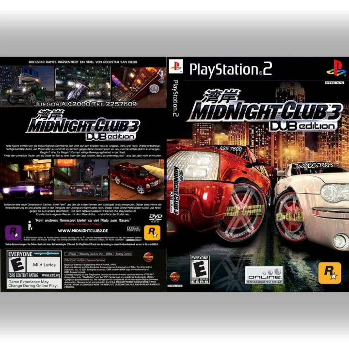 Kaset Game PS2 Midnight Club 3 Dub Edition Remix Lengkap dan Bergaransi |  Lazada Indonesia