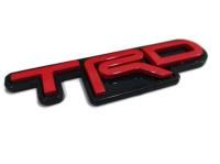 โลโก้แต่งกระจัง โตโยต้า TRD REDand Black LOGO EMBLEM FOR TOYOTA HILUX VIGO FORTUNER REVO ALTIS YARIS