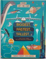 See inside Biggest, fastest, tallest กระดาษแข็งหนาทุกหน้า with flaps ของแท้นำเข้าจากประเทศอังกฤษ  Board book with flaps