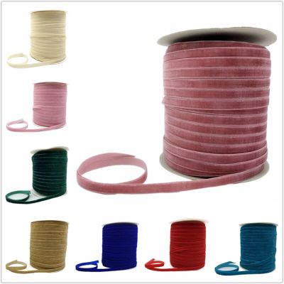 6/10/15/20/25/38mm Velvet Ribbon Handmade Wedding Party Decoration Ribbon For Gift Wrapping DIY Hair Bowknot Sewing Fabric Gift Wrapping  Bags