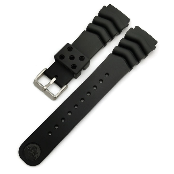 นาฬิกาดำน้ำ-strap18mm-20มม-22มม-สายซิลิโคนกันน้ำสำหรับ-seiko-skx007สายรัดข้อมือเล่นกีฬาอุปกรณ์เสริมสายรัดข้อมือ