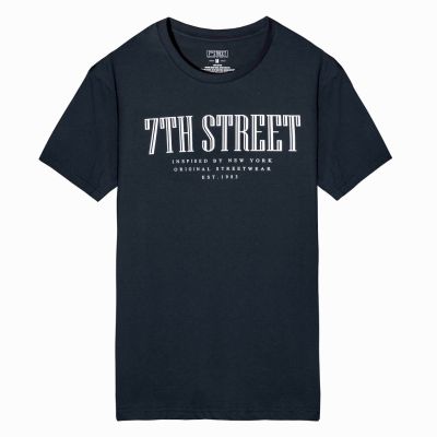 DSL001 เสื้อยืดผู้ชาย 7th Street (Basic) เสื้อยืด รุ่น MST006 สีกรมท่า เสื้อผู้ชายเท่ๆ เสื้อผู้ชายวัยรุ่น