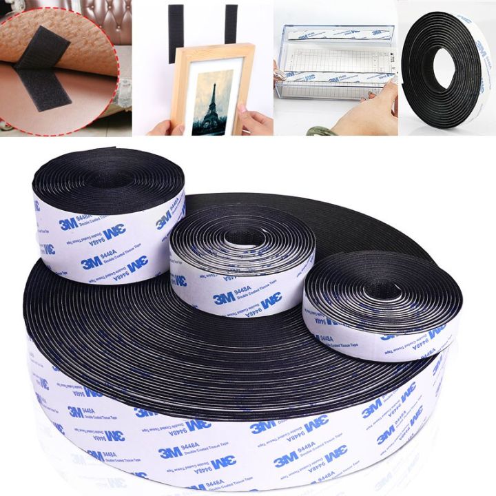 1m-pair-strong-self-adhesive-fastener-hook-and-loop-tape-nylon-sticker-hook-loop-double-sided-adhesive-for-diy-16-20-30-50-100mm