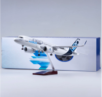 โมเดลเครื่องบิน 47CM 1/80 Airplane 320NEO A320 NEO Air Airlines Model Toy Light &amp; Wheel Landing Gear Diecast Resin Plane Model