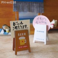 1pcs wooden business card holder clothespins message folders multi cartoon wooden clip