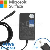 ( Promotion+++) คุ้มที่สุด Microsoft Surface Adapter ของแท้ สำหรับ Surface Pro 5 / Pro 6 / Surface 1796 44W 15V 2.58A สายชาร์จ Surface Charger ราคาดี อุปกรณ์ สาย ไฟ ข้อ ต่อ สาย ไฟ อุปกรณ์ ต่อ สาย ไฟ ตัว จั๊ ม สาย ไฟ