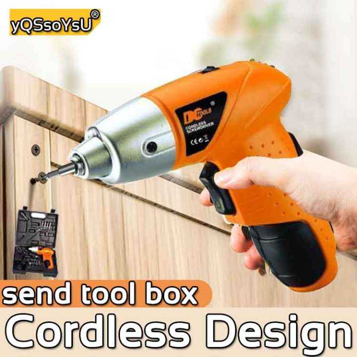 Bluelving Drill Tools Set Cordless Electric Cordless Drill Powerful ...