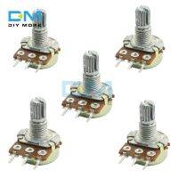 5Pcs WH148 B50K 3PIN Rotary Potentiometer 50K OHM 3PIN 3 Terminal Linear Taper Potentiometer 50KB Pot