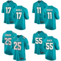 New high-quality and most popular jerseys Sports Miami Dolphins NFL Football Jersey Waddle Baker Parker Howard Tshirt Top Legend Jersey Loose Sport Tee Unisex Loo