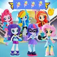 Hasbro โพนี่น้อยโพนี่น้อยของฉันตุ๊กตาสาวๆใน Equestria FS หุ่นแอ็คชั่นข้อต่อที่เคลื่อนไหวได้ตุ๊กตาเครื่องประดับห้องของขวัญของหญิงสาว