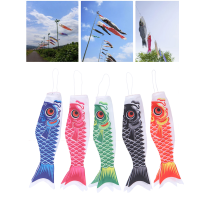 【cw】Windsock Japanese Flag Fish Koinobori Carp Hanging Streamer Decor Wind Garden Decoration Flags Nobori Kite Streamers Bar Sushi 【hot】 1